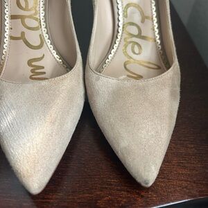 Sam Edelman Women's Cream Heels